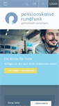 Mobile Screenshot of pensionskasse-rundfunk.de